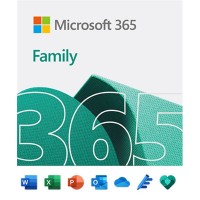 Microsoft 365 Family 1 Year Subscription for PC & Mac - Retail Pack 